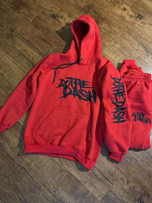 Jogging Suit Fire Red